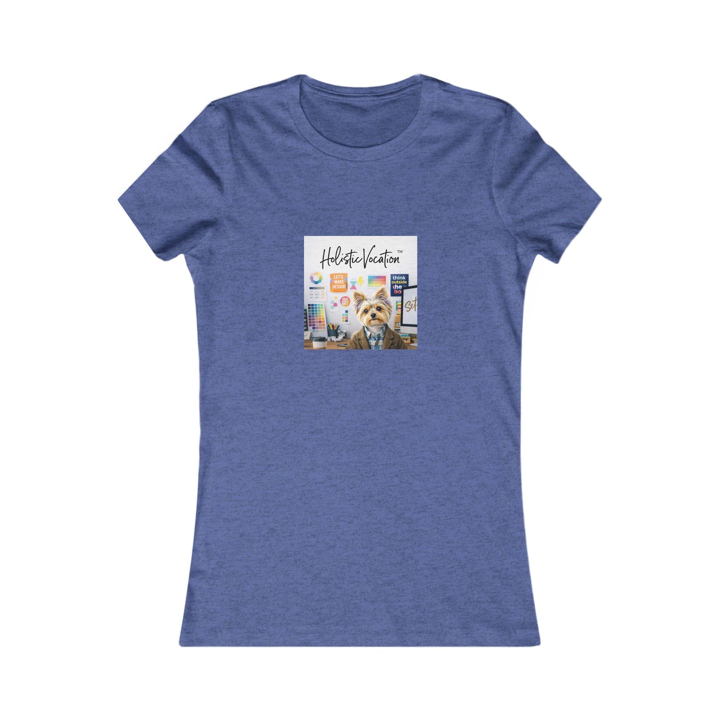 Honor your vocation Women's Dog Lover Tee — "Adopt Don't Shop" Rescue Pup Graphic