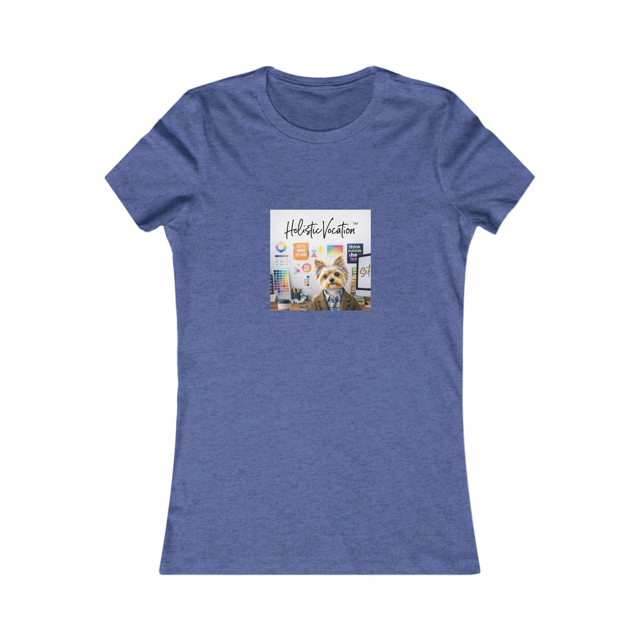 Honor your vocation Women's Dog Lover Tee — "Adopt Don't Shop" Rescue Pup Graphic