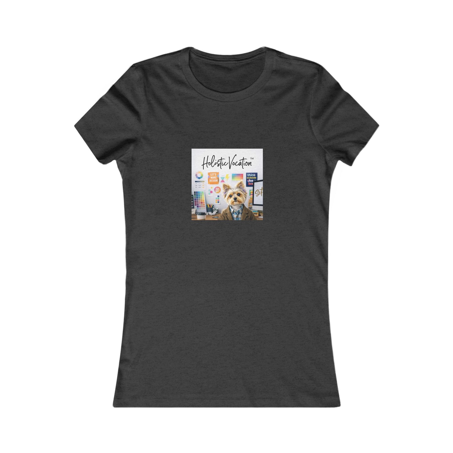 Honor your vocation Women's Dog Lover Tee — "Adopt Don't Shop" Rescue Pup Graphic