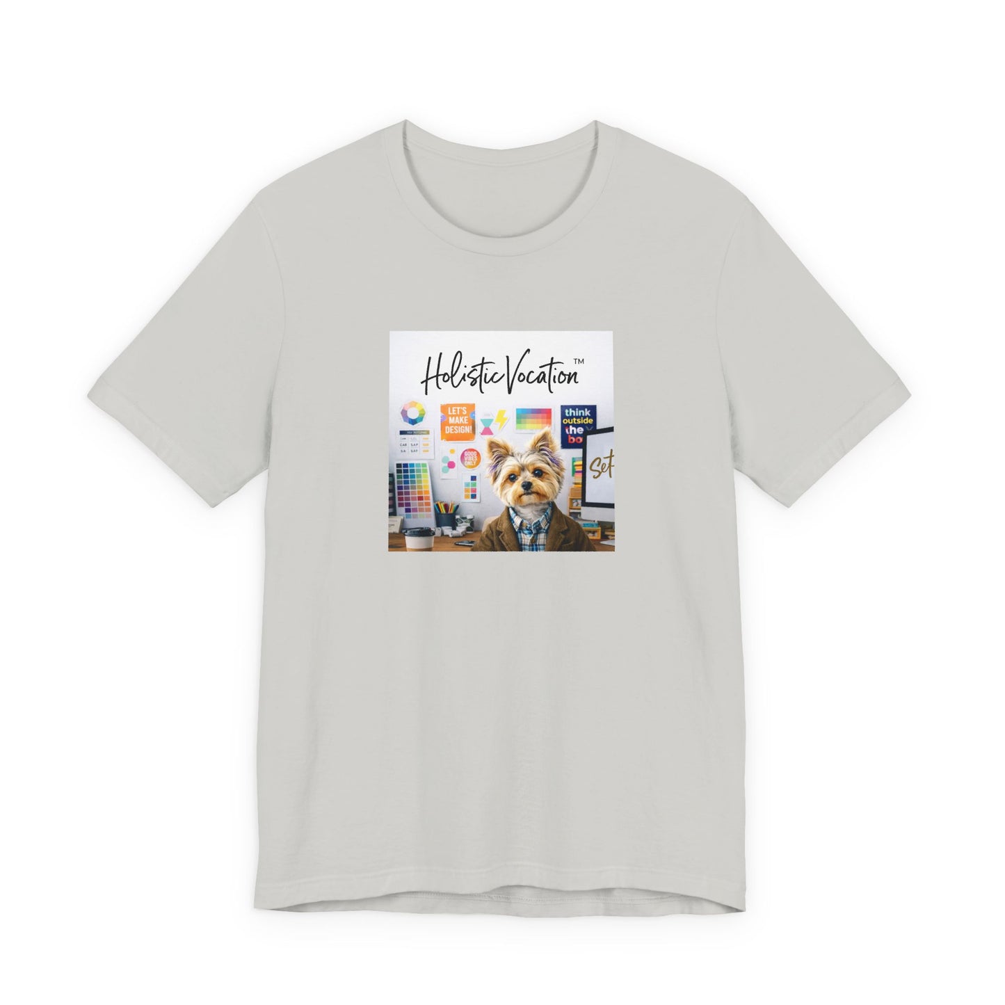 Honor your vocation Yoga Dog T-Shirt – Cute Office Pup Graphic Tee