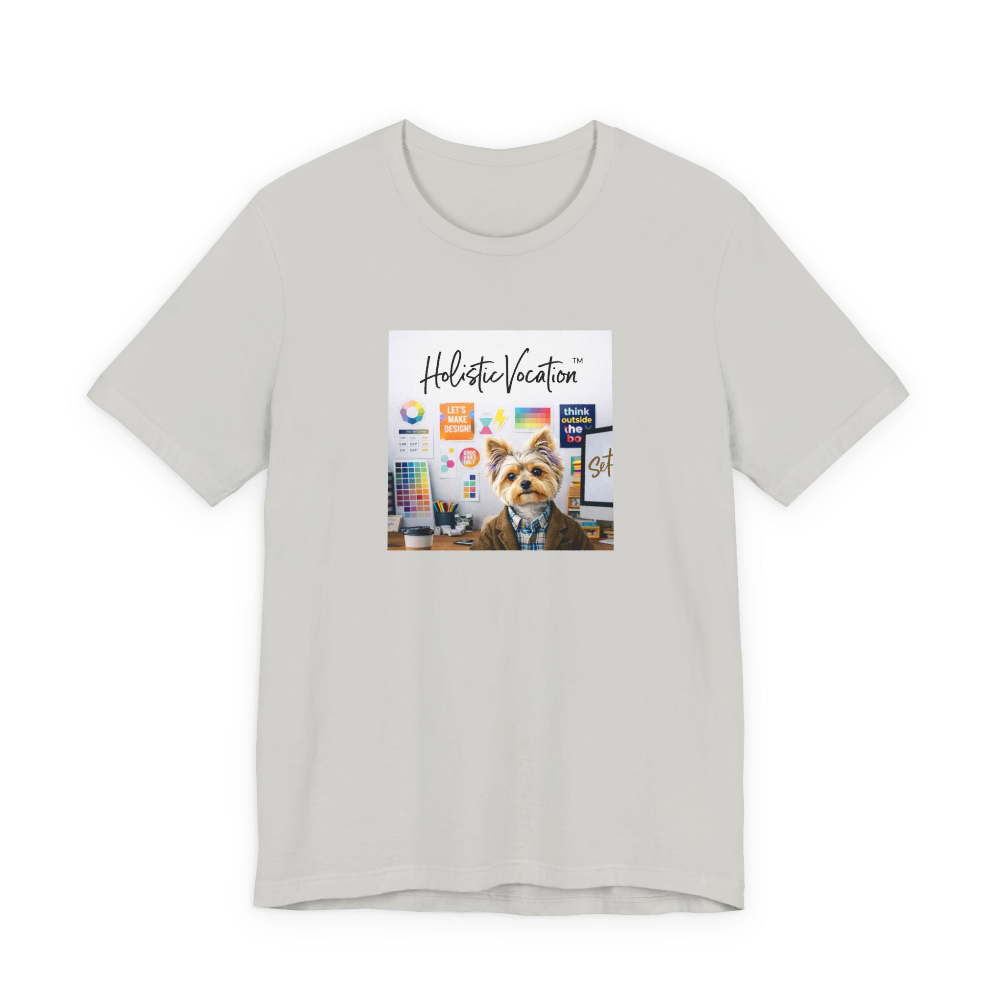 Honor your vocation Yoga Dog T-Shirt – Cute Office Pup Graphic Tee