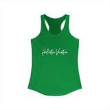 Women's Ideal Racerback Tank - White Design