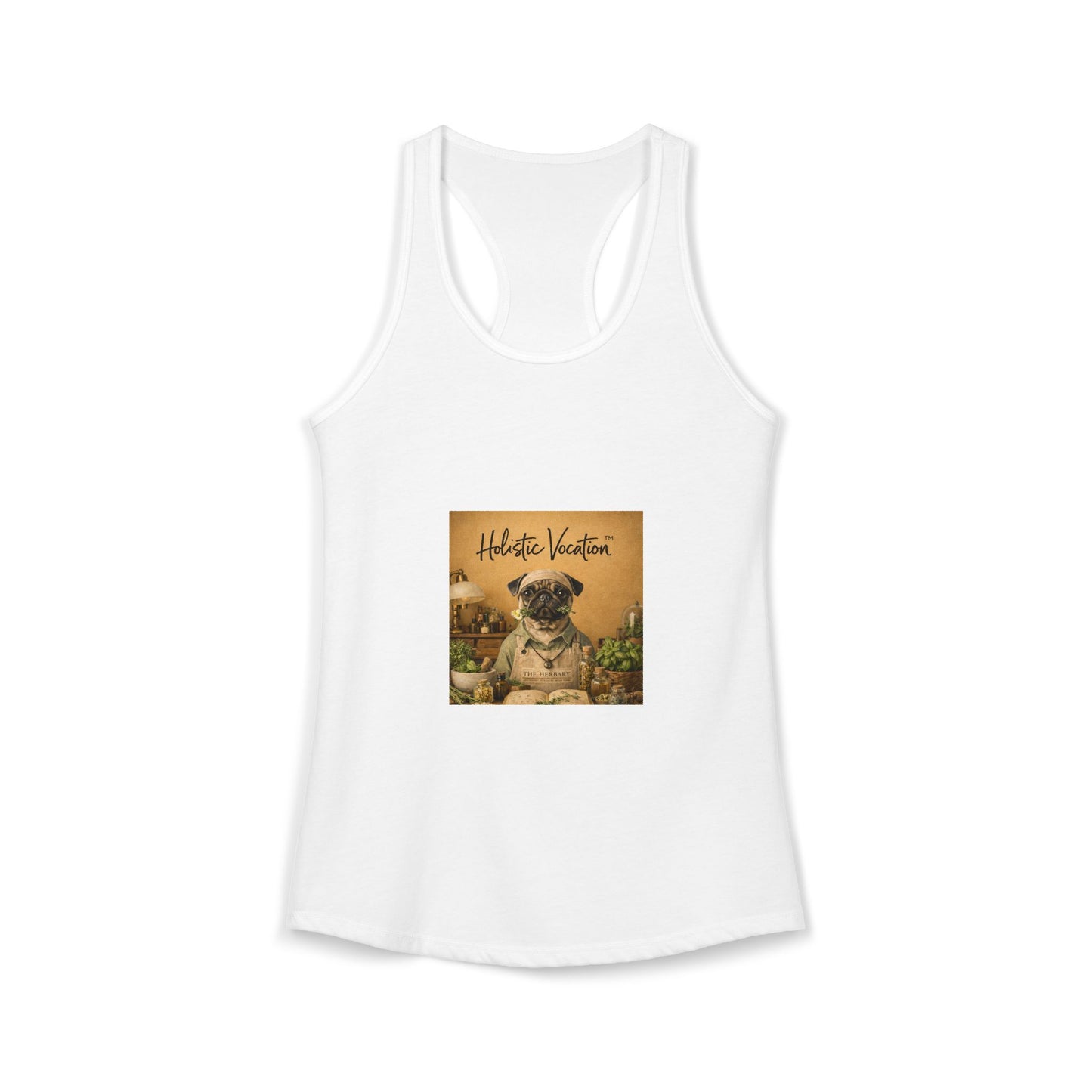 Honor your vocation Vintage Relaxed Dog Women's Ideal Racerback Tank