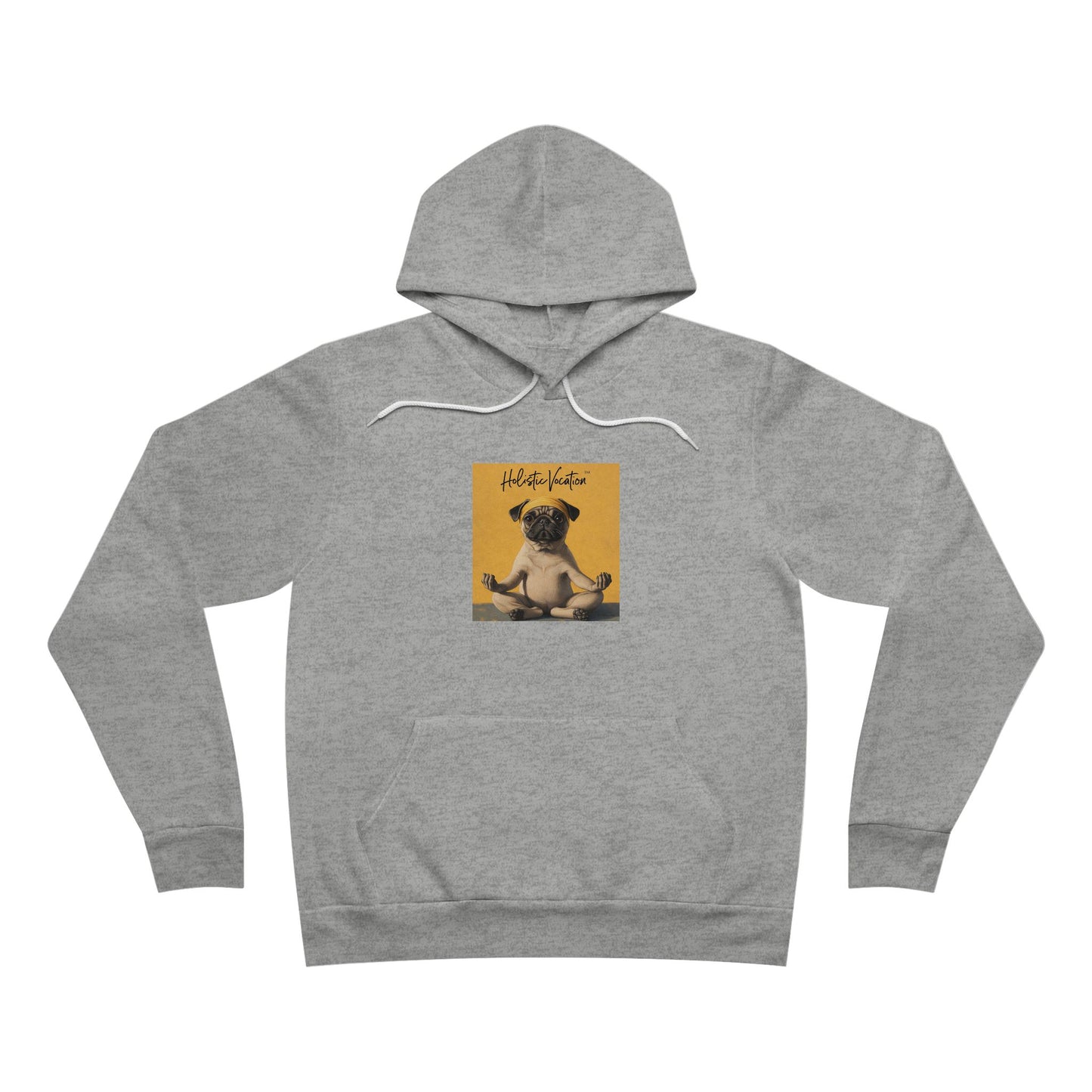 Honor your vocation Pug Zen Hoodie — "Namaste" Meditation Dog Pullover