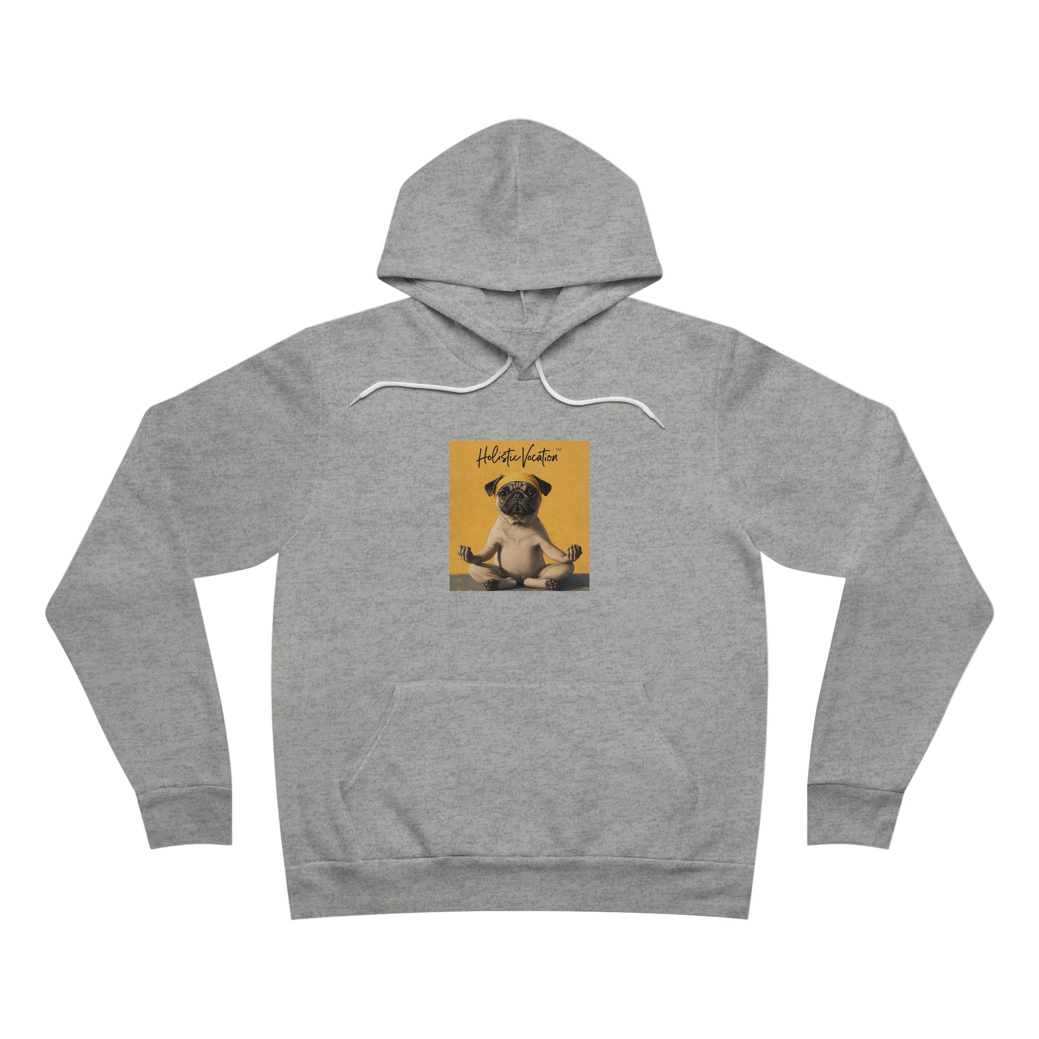 Honor your vocation Pug Zen Hoodie — "Namaste" Meditation Dog Pullover