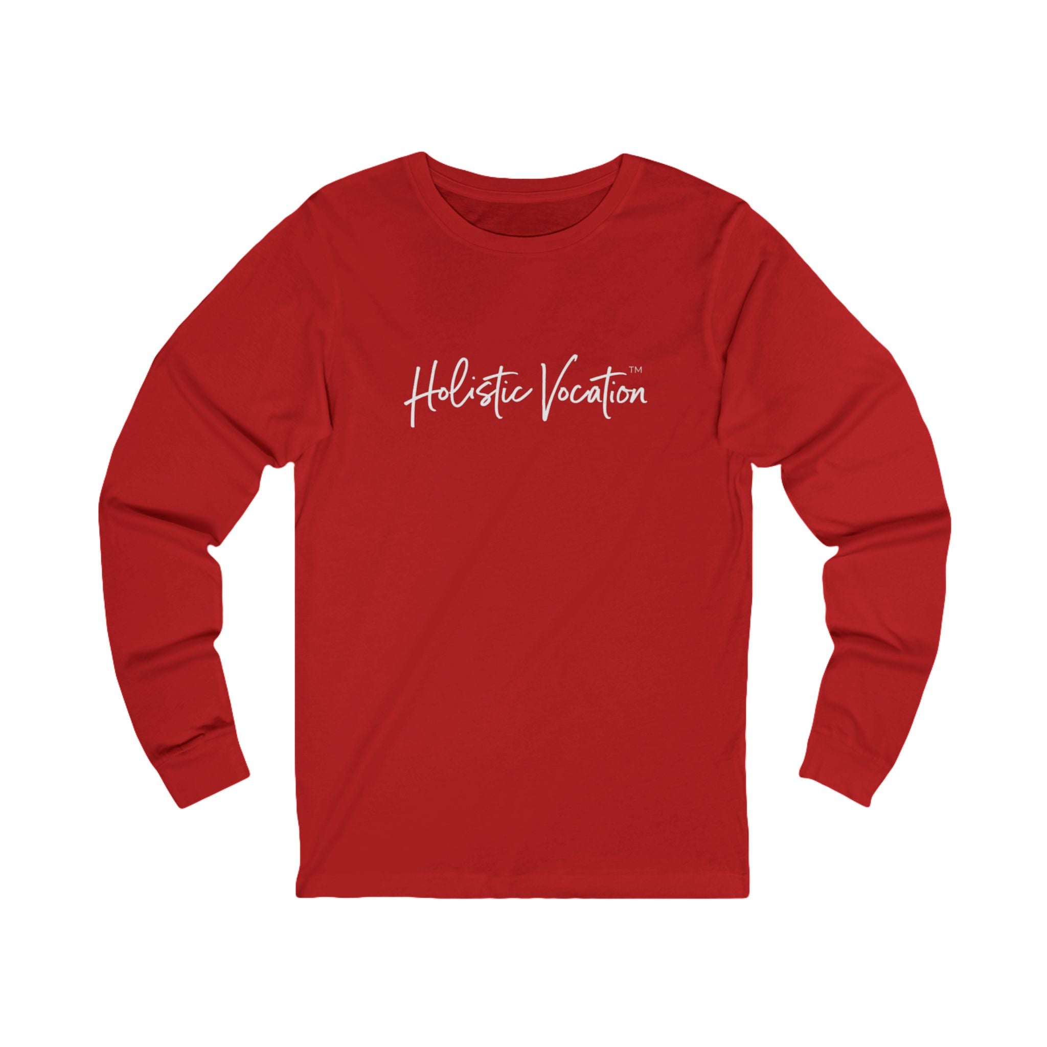 Holistic Vocation Long Sleeve Tee — “got purpose?” Wellness Shirt - White Design