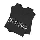 Holistic Vocation Tee — Minimal Script Spiritual Wellness T‑Shirt