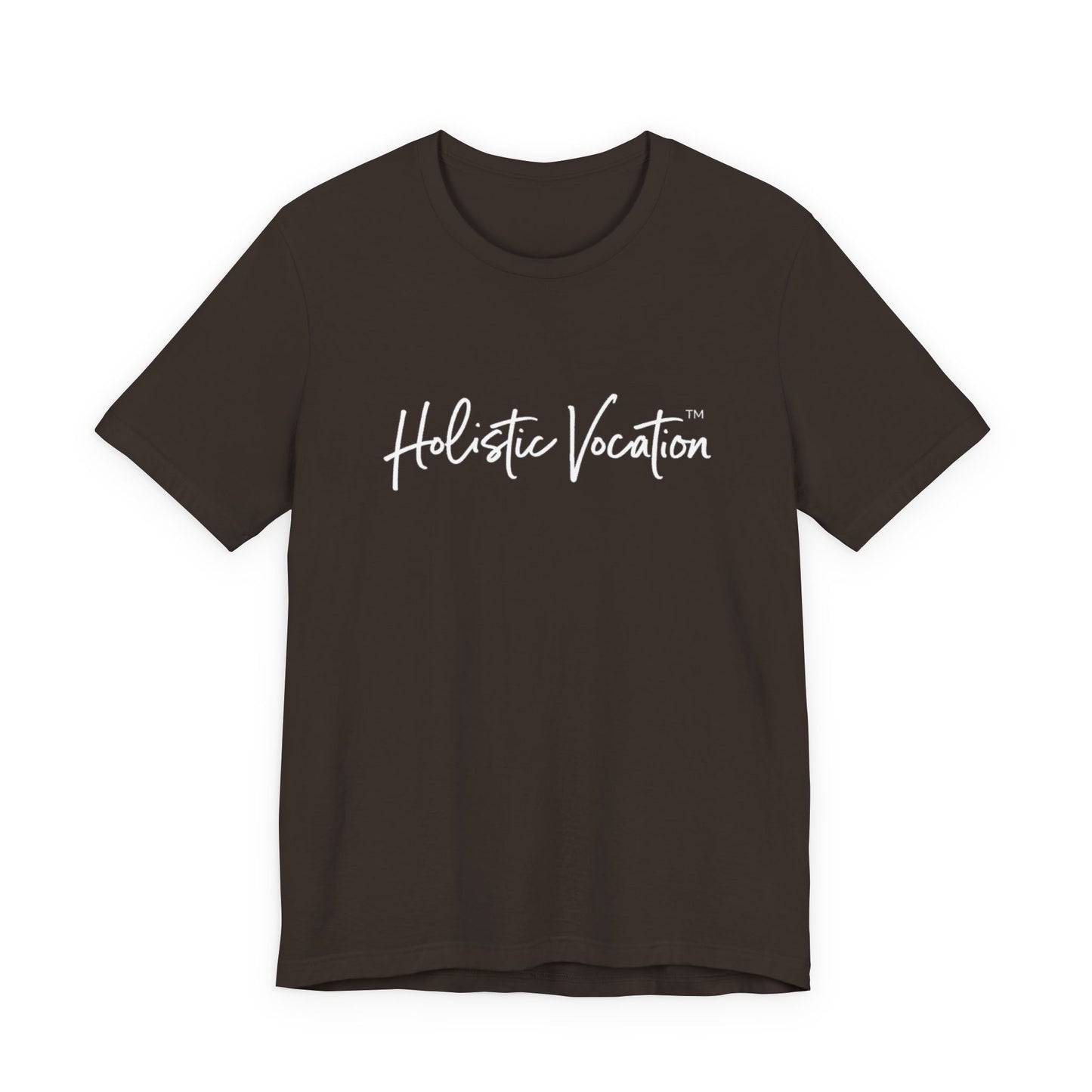 Holistic Vocation Tee — Minimal Script Spiritual Wellness T‑Shirt