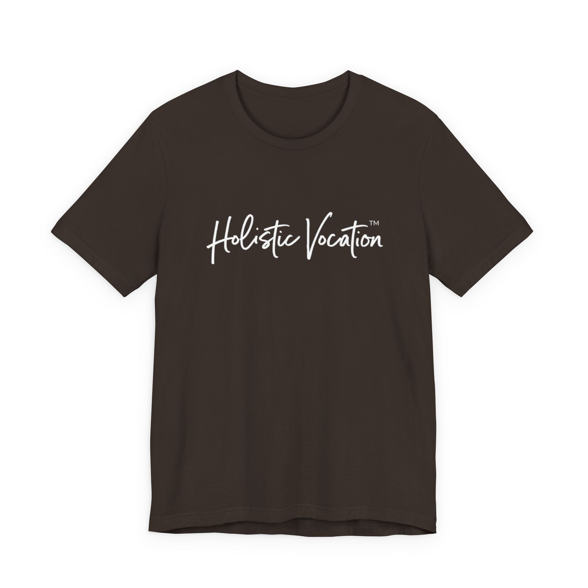 Holistic Vocation Tee — Minimal Script Spiritual Wellness T‑Shirt