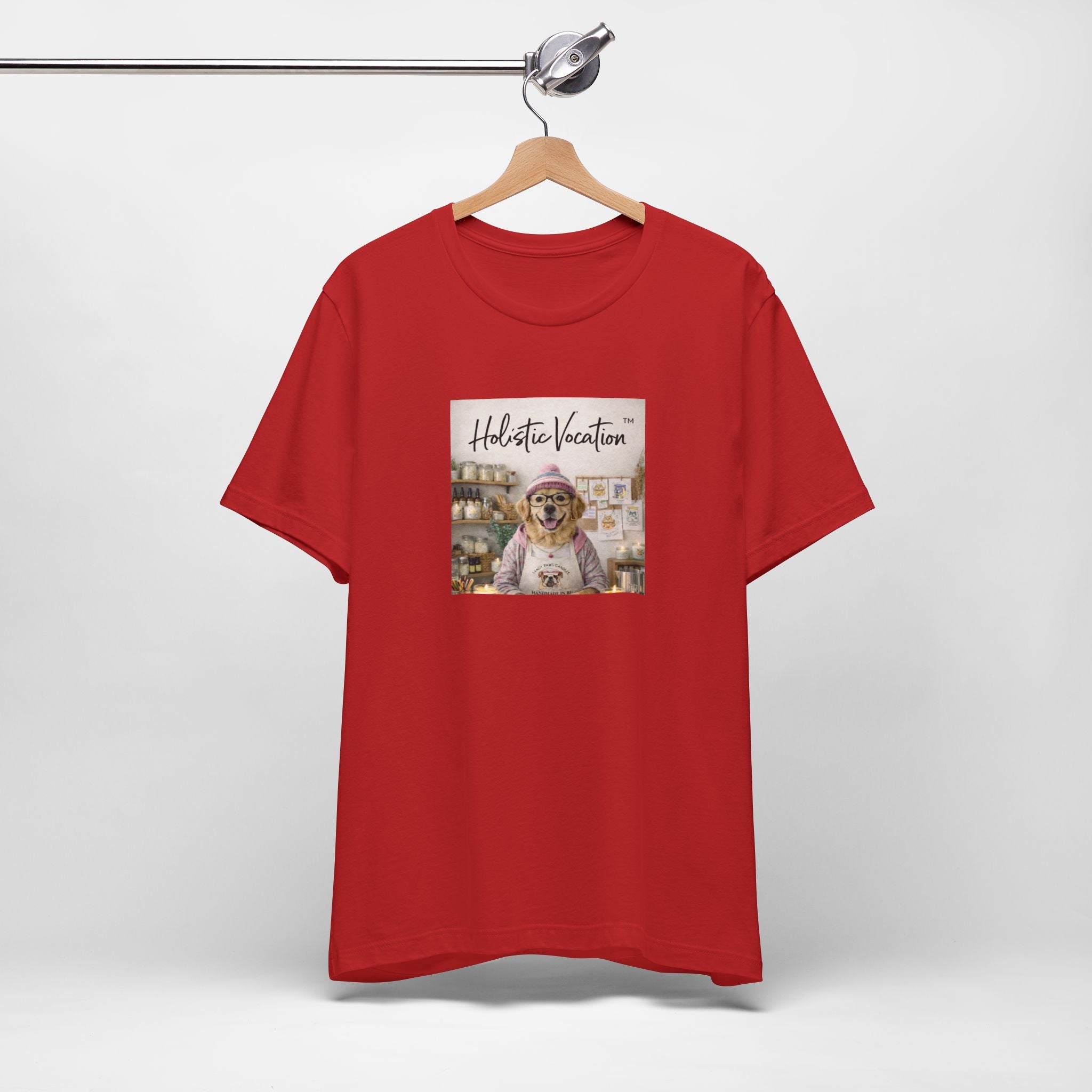 Dog Baker T‑Shirt — "Holistic Vocation" Cute Puppy Baker Graphic Tee