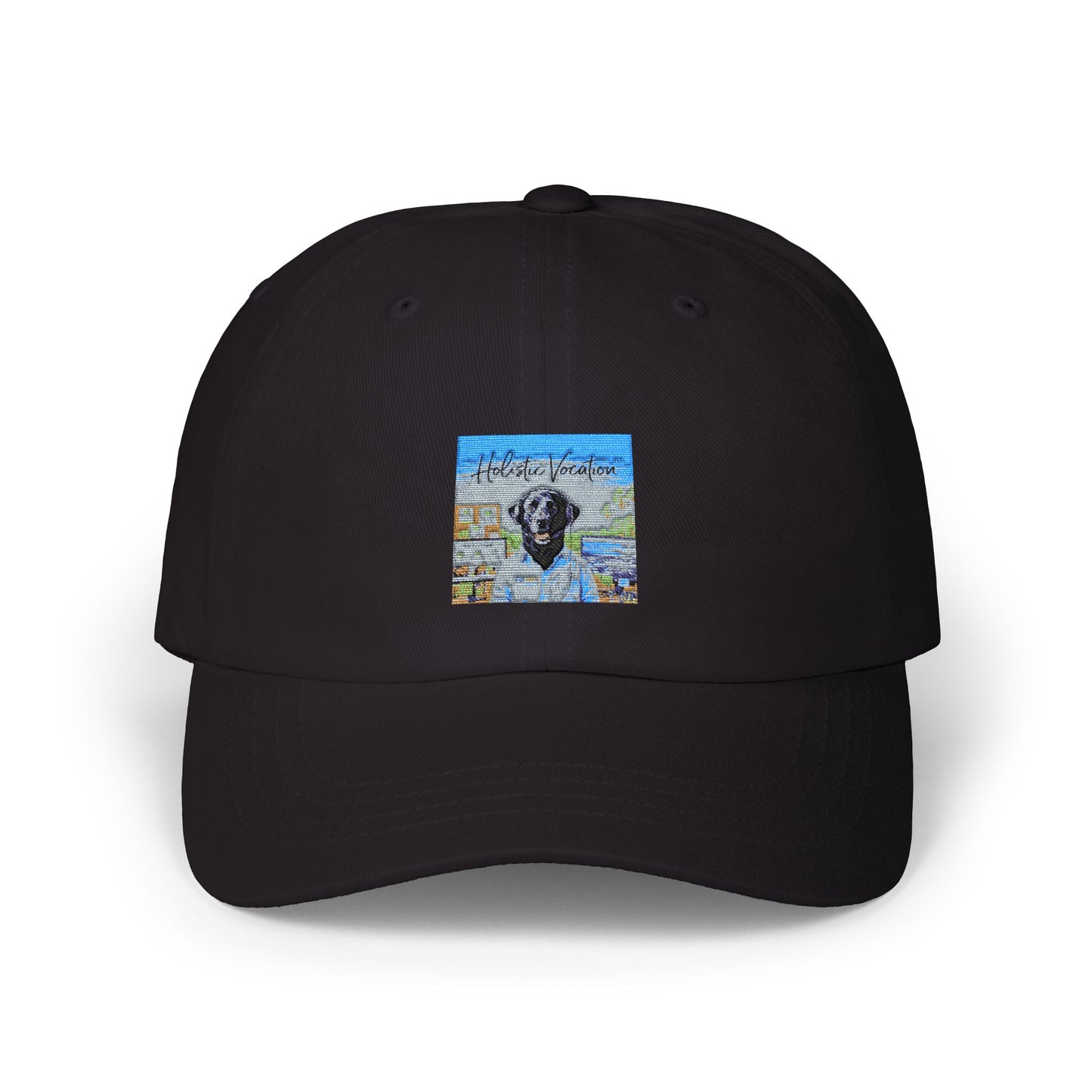 Honor your vocation Dad Cap with Mosaic Sheep Art Embroidery — Cute Farm Animal Baseball Hat