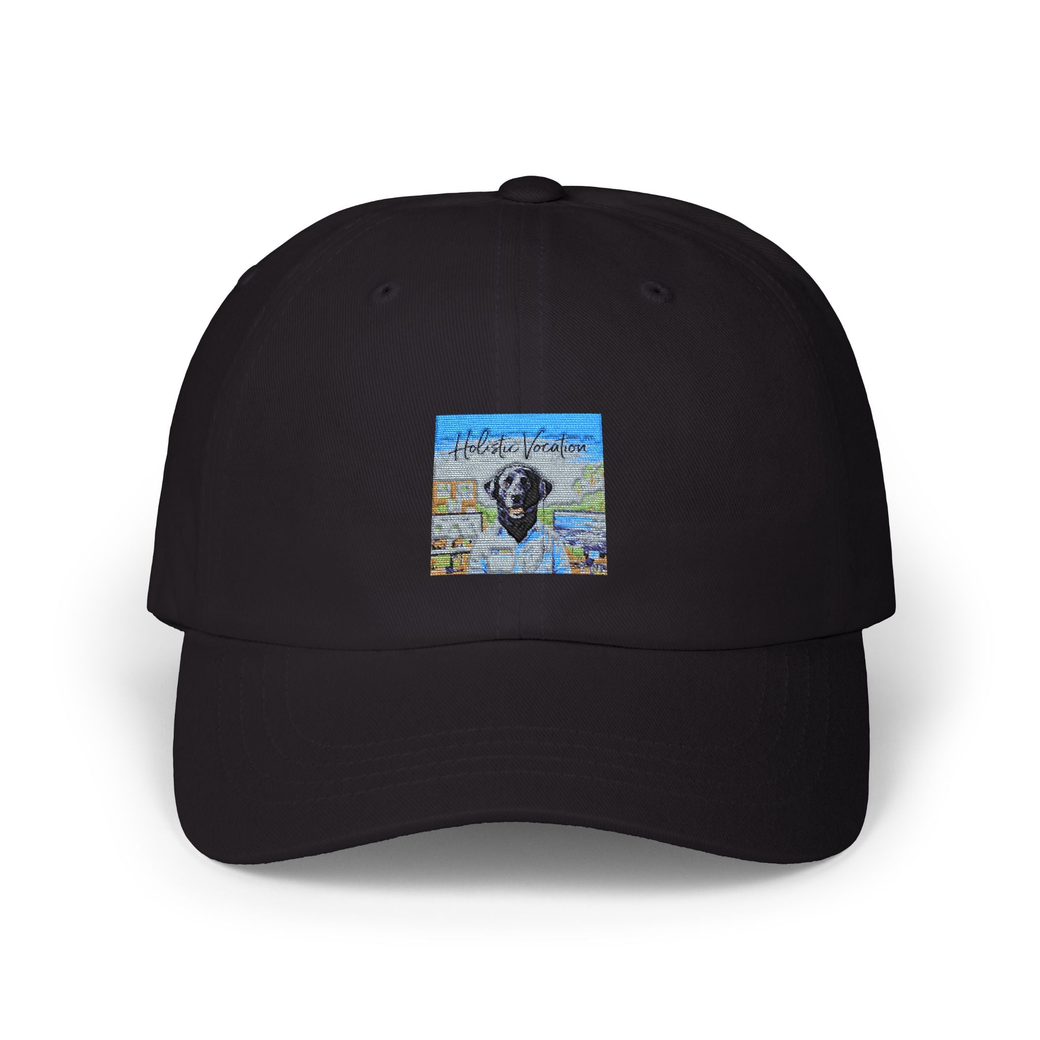 Honor your vocation Dad Cap with Mosaic Sheep Art Embroidery — Cute Farm Animal Baseball Hat