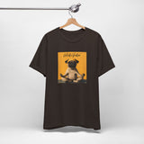 Honor your vocation Pug Meditation Tee - "Holistic Vocation" Graphic T-Shirt