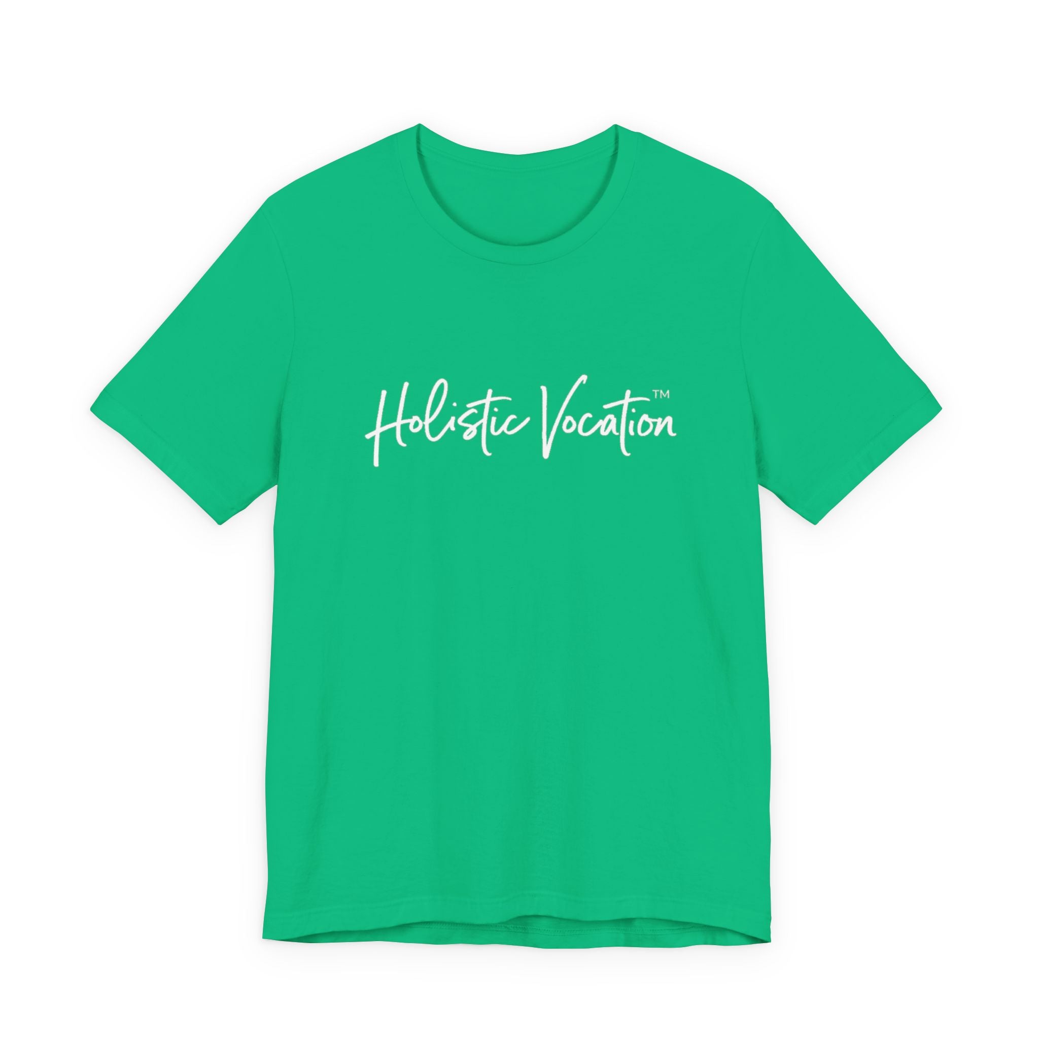 Holistic Vocation Tee — Minimal Script Spiritual Wellness T‑Shirt