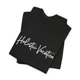 Holistic Vocation Tee — Minimal Script Spiritual Wellness T‑Shirt