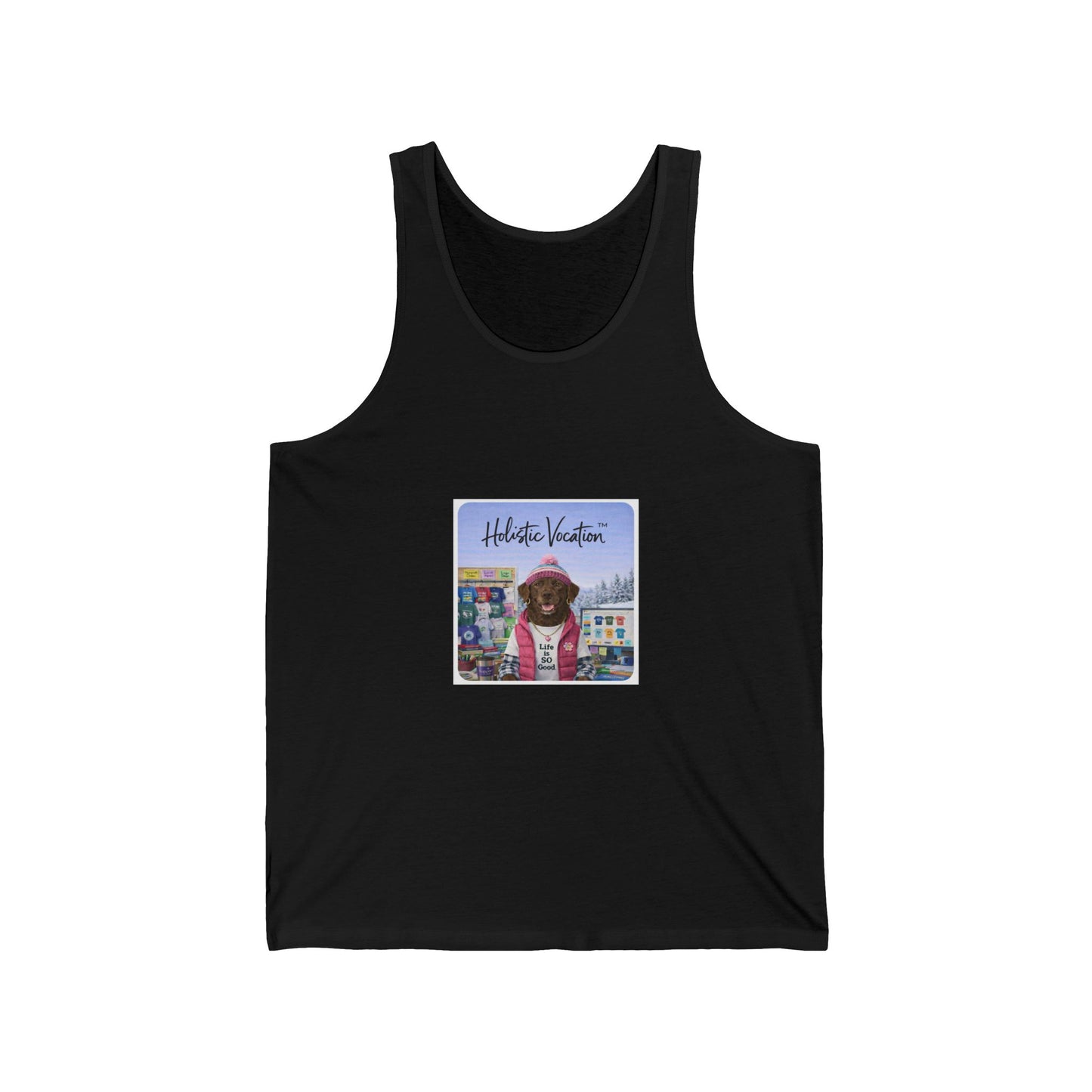 Honor your vocation Dog Tank Top — Cute Pup Beach Travel Graphic Tank