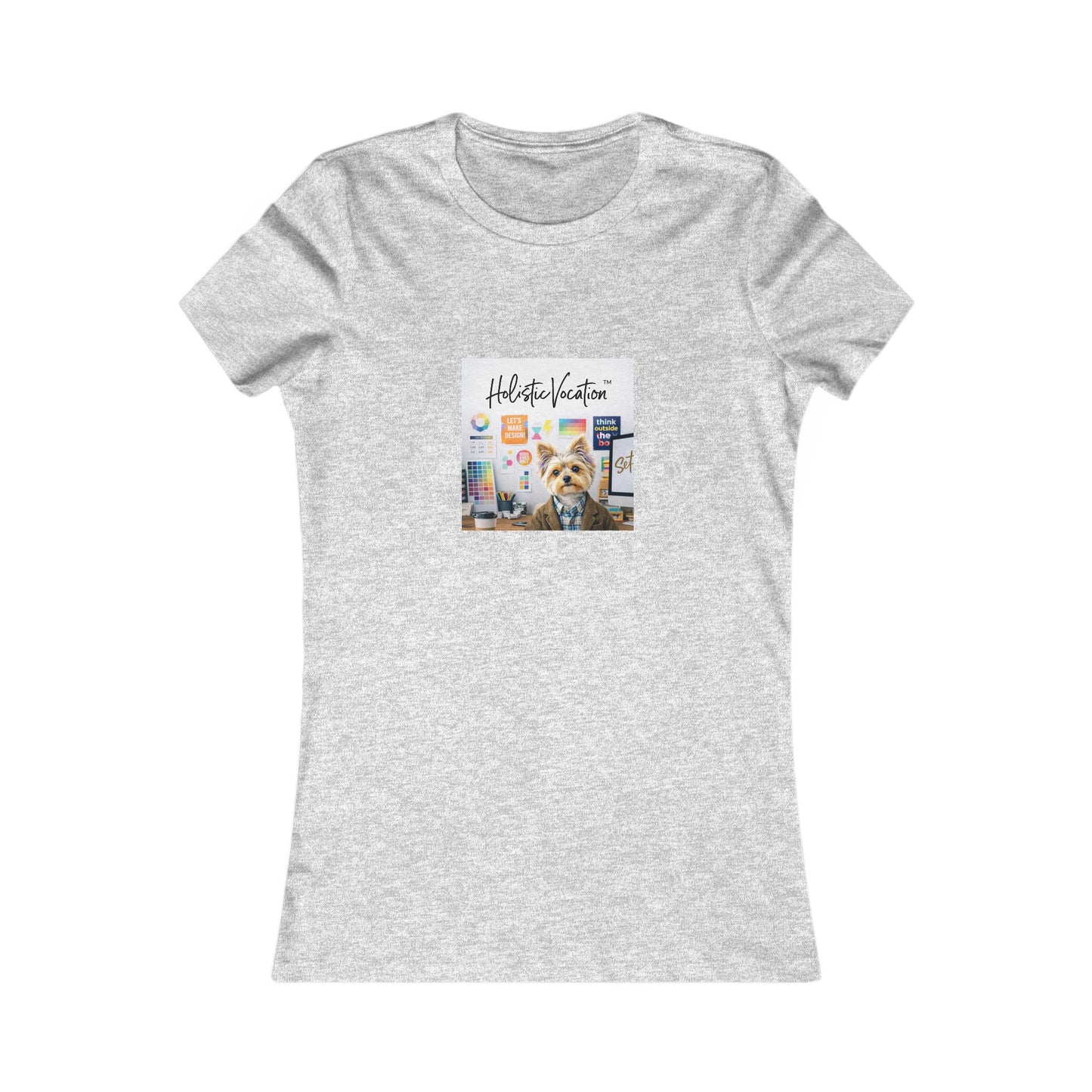 Honor your vocation Women's Dog Lover Tee — "Adopt Don't Shop" Rescue Pup Graphic