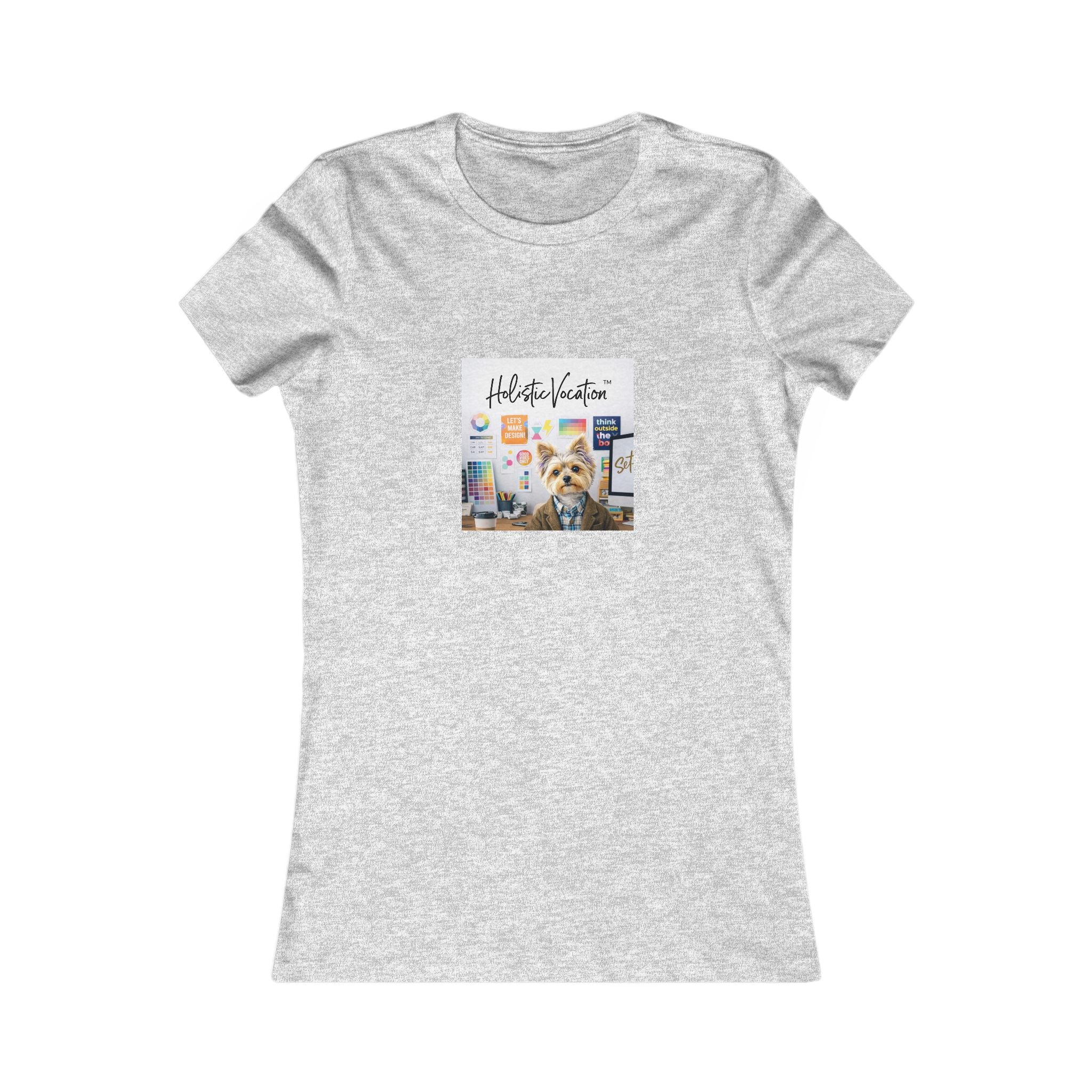 Honor your vocation Women's Dog Lover Tee — "Adopt Don't Shop" Rescue Pup Graphic