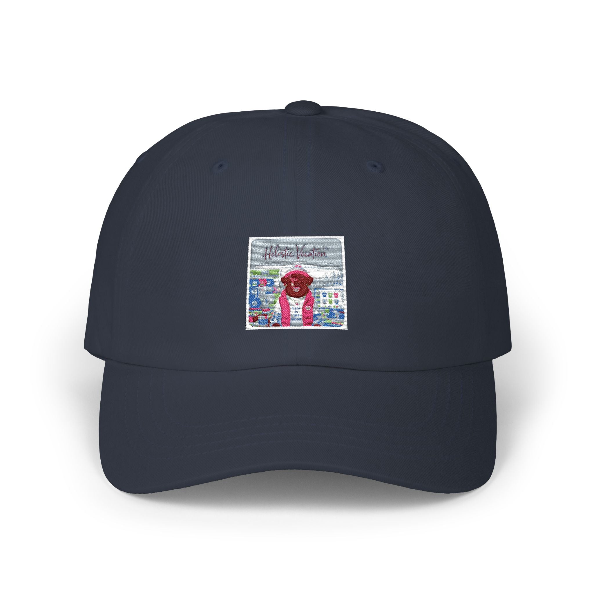 Honor your vocation Dad Cap — Festive Snow Globe Santa Design Holiday Baseball Hat