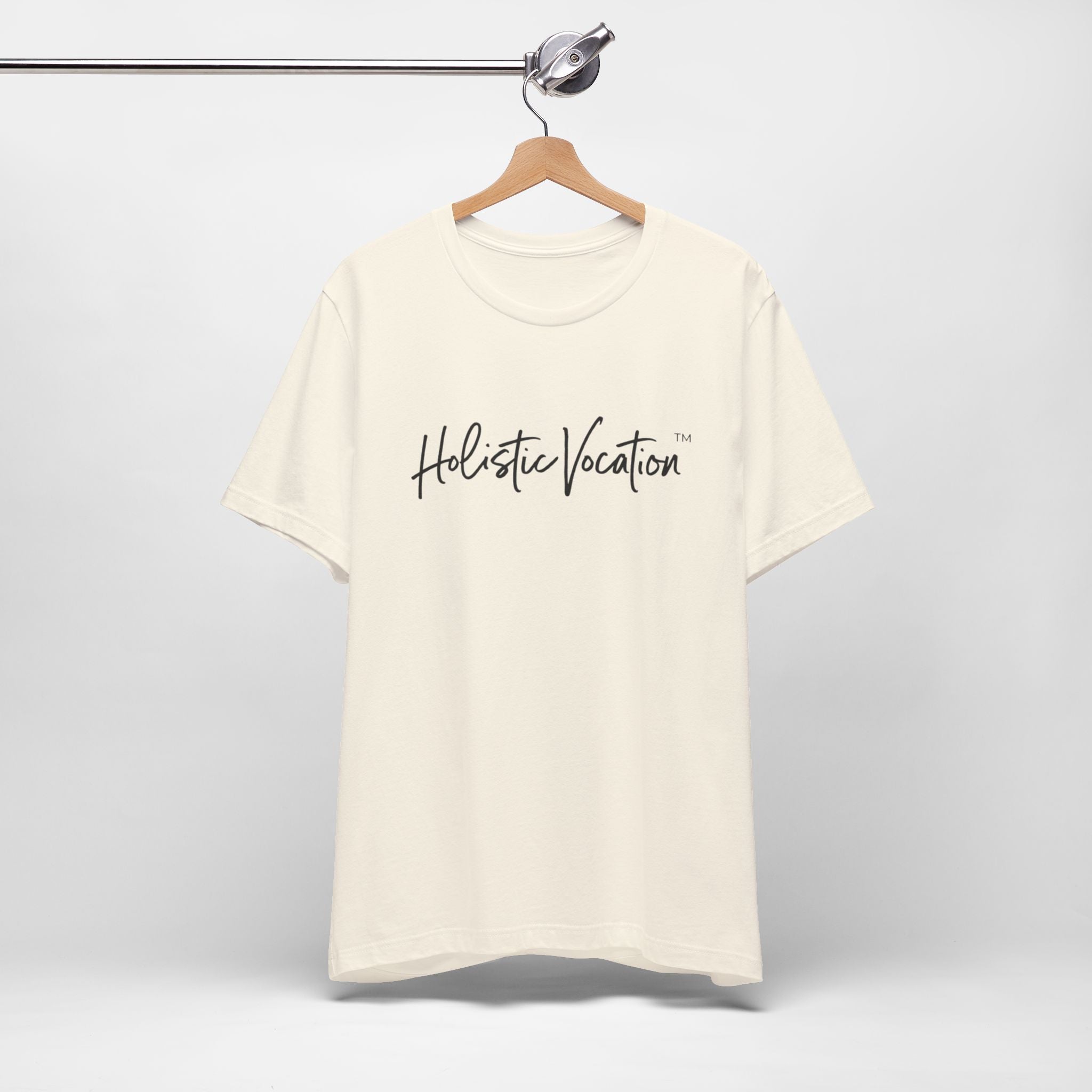 Holistic Vocation Tee — Minimal Script Spiritual Wellness T‑Shirt
