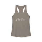 Women's Ideal Racerback Tank - White Design