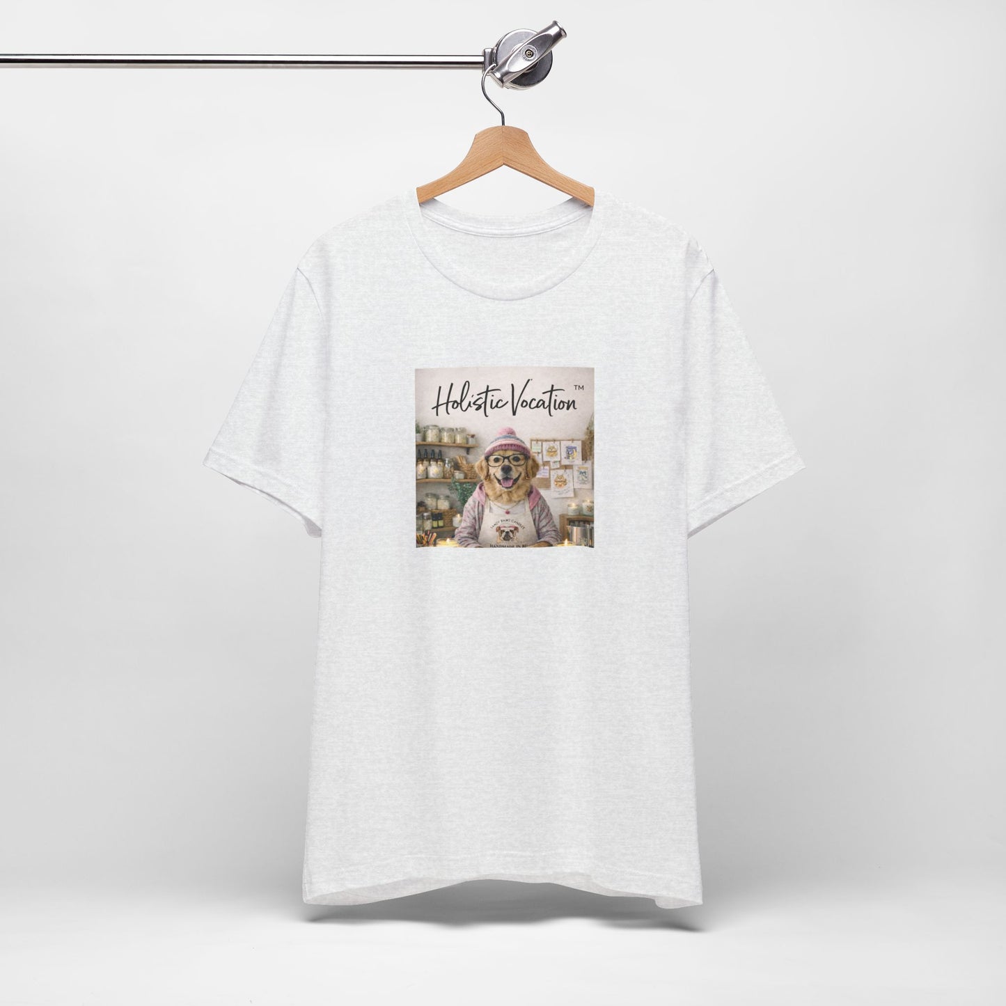 Dog Baker T‑Shirt — "Holistic Vocation" Cute Puppy Baker Graphic Tee