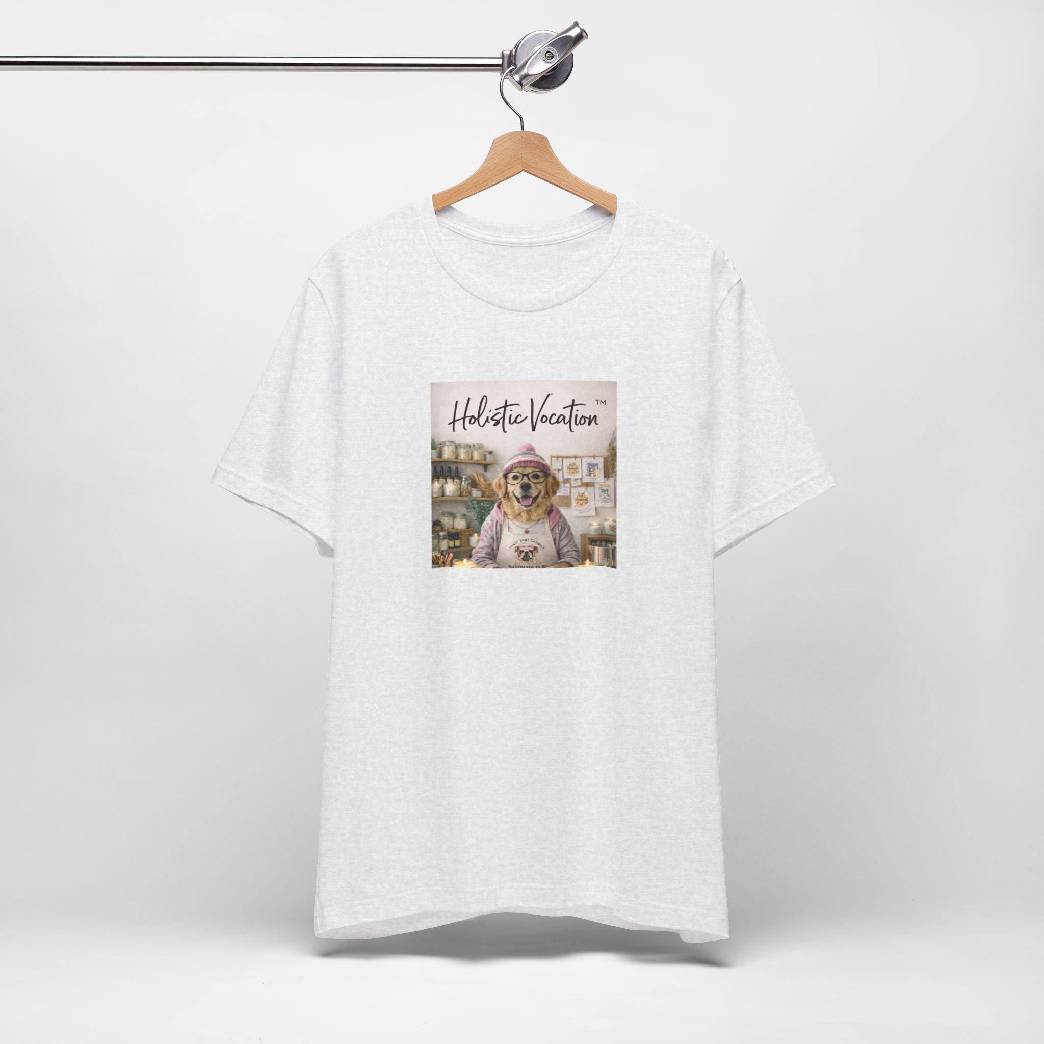 Dog Baker T‑Shirt — "Holistic Vocation" Cute Puppy Baker Graphic Tee