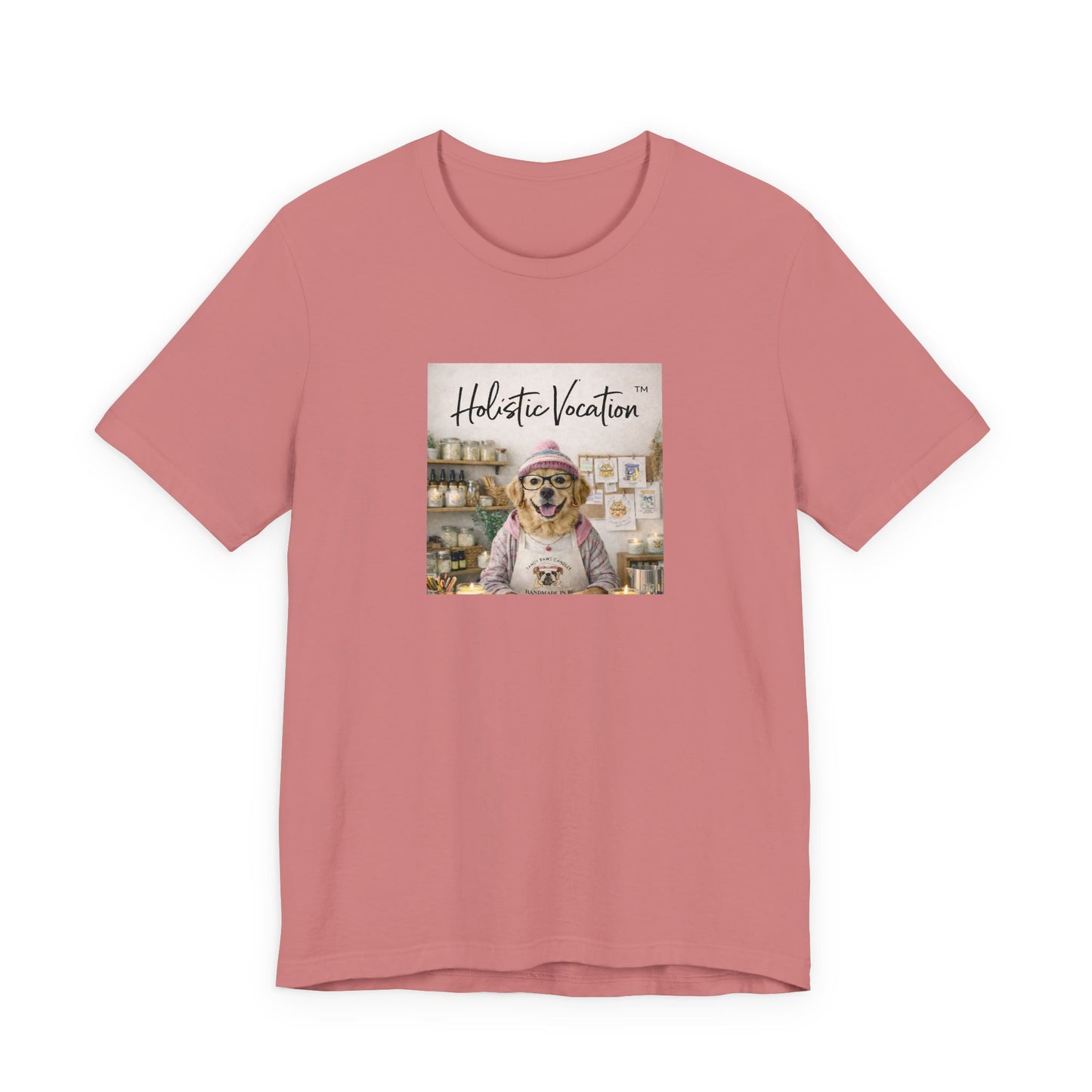 Dog Baker T‑Shirt — "Holistic Vocation" Cute Puppy Baker Graphic Tee