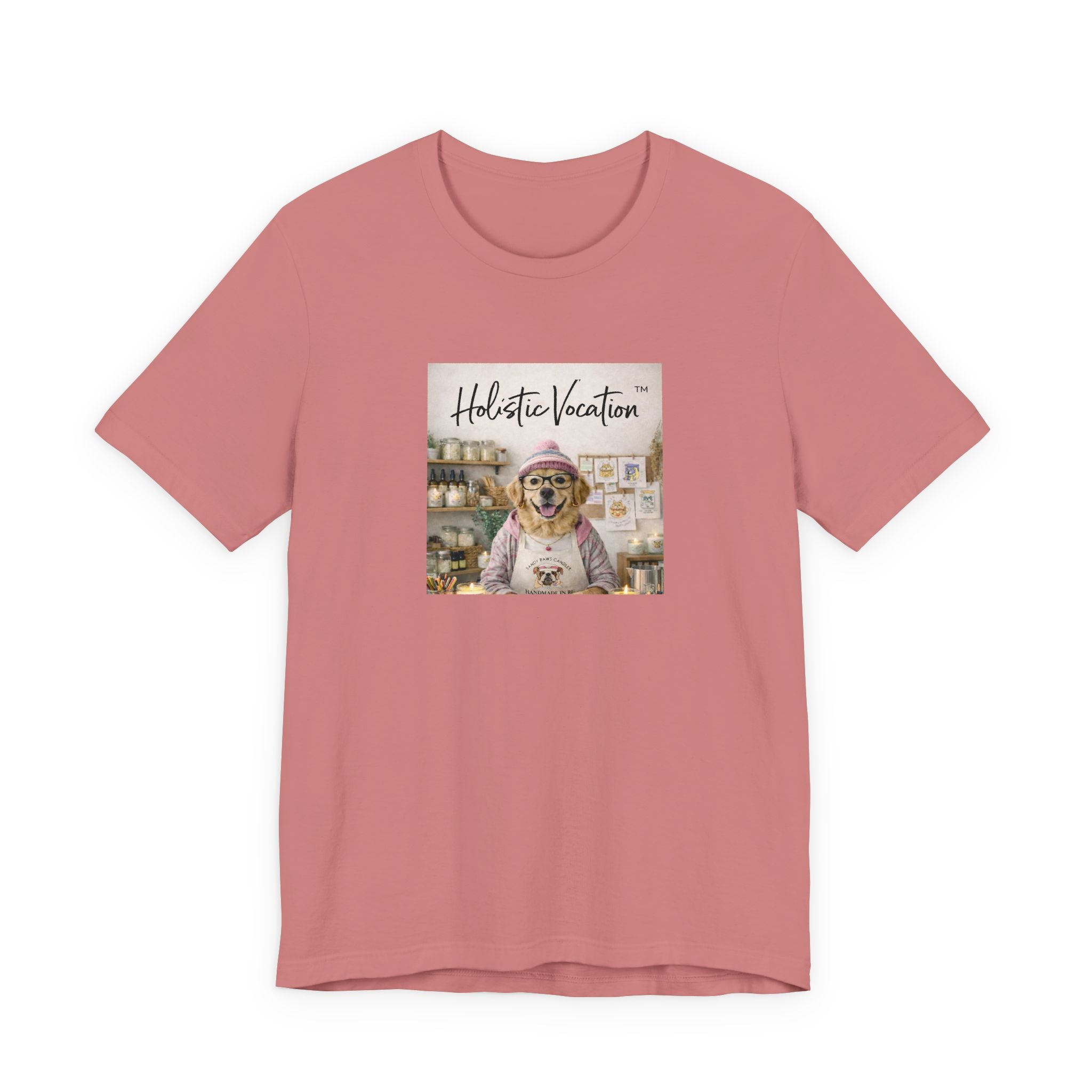Dog Baker T‑Shirt — "Holistic Vocation" Cute Puppy Baker Graphic Tee