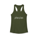 Women's Ideal Racerback Tank - White Design