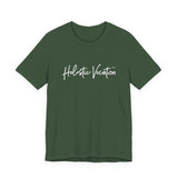 Holistic Vocation Tee — Minimal Script Spiritual Wellness T‑Shirt