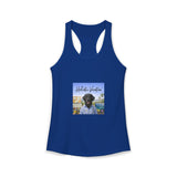 Honor your vocation Dog Portrait Graphic Women's Ideal Racerback Tank