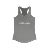 Women's Ideal Racerback Tank - White Design