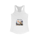 Honor your vocation Beach Dog Graphic Women's Ideal Racerback Tank