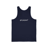 Holistic Vocation Tank Top — "got purpose?" Motivational Graphic Tank