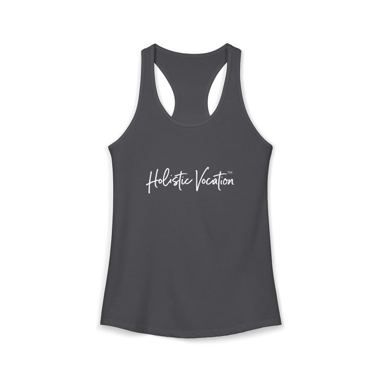 Women's Ideal Racerback Tank - White Design