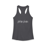 Women's Ideal Racerback Tank - White Design