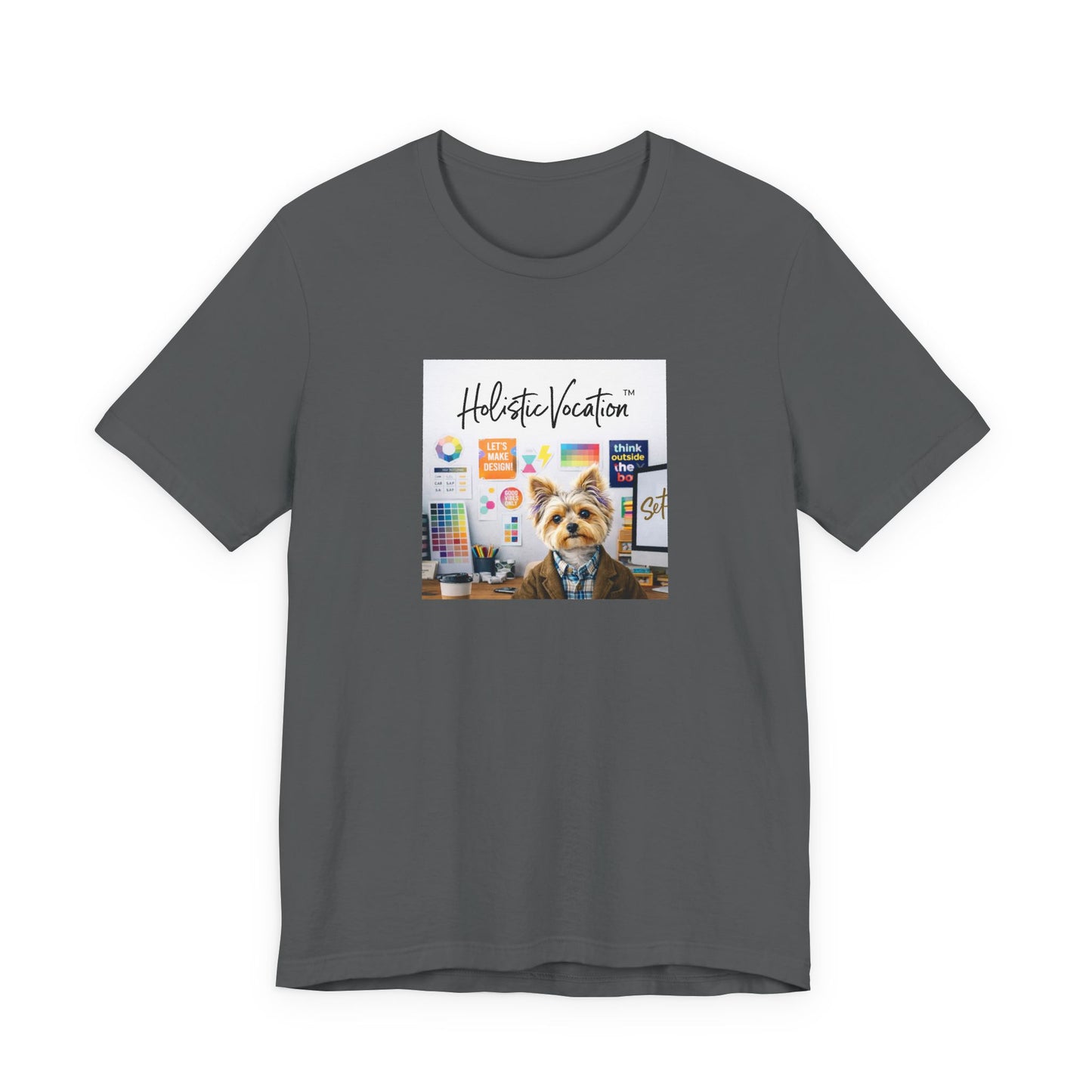 Honor your vocation Yoga Dog T-Shirt – Cute Office Pup Graphic Tee
