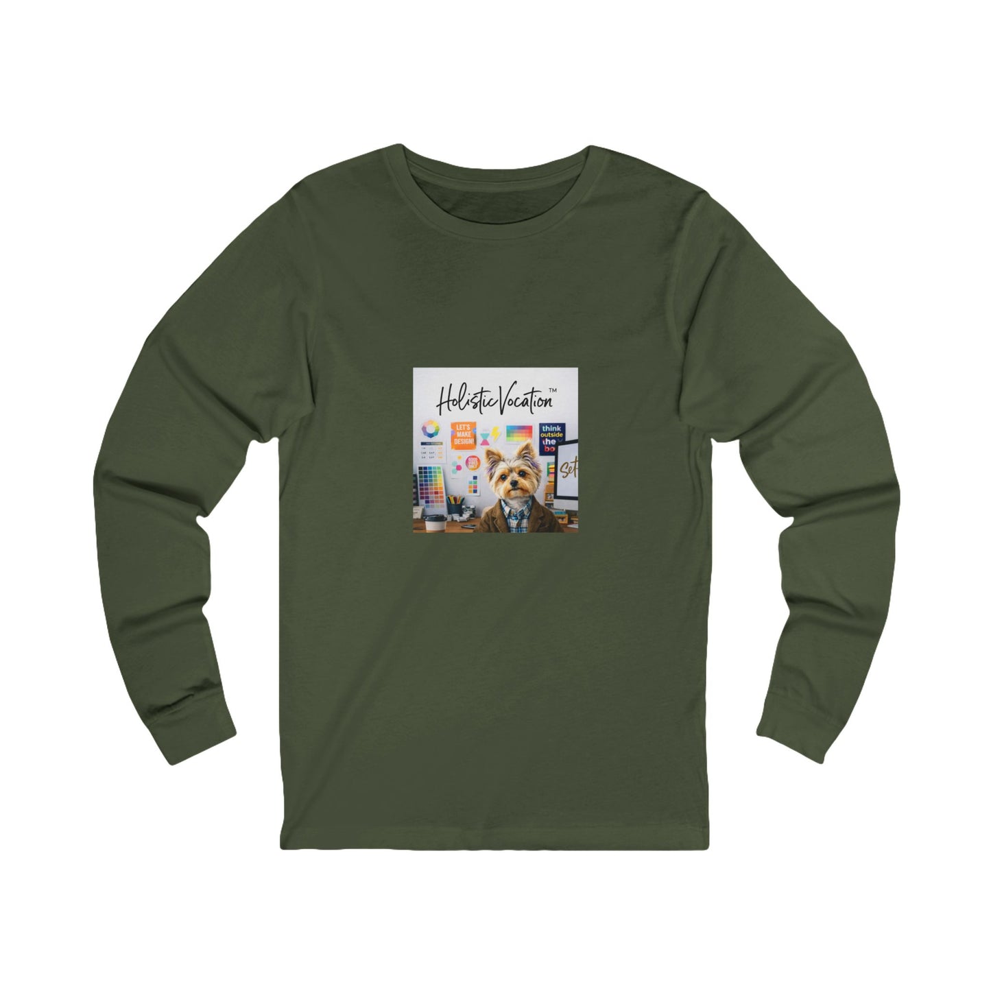Honor your vocation Long Sleeve Tee — Beach Dog Graphic