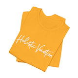 Holistic Vocation Tee — Minimal Script Spiritual Wellness T‑Shirt