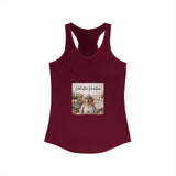 Honor your vocation Cute Puppy Baker Graphic Women's Ideal Racerback Tank