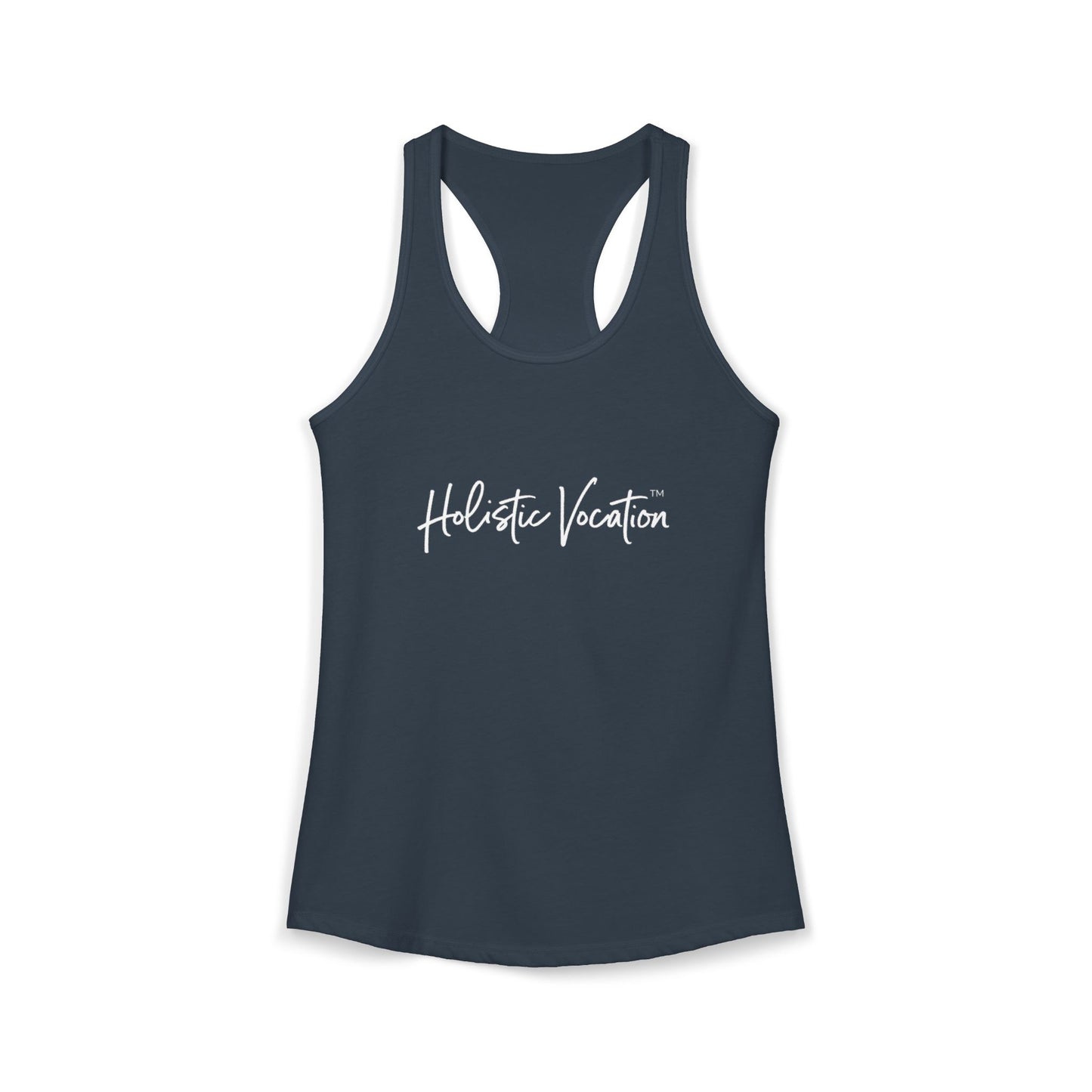 Women's Ideal Racerback Tank - White Design