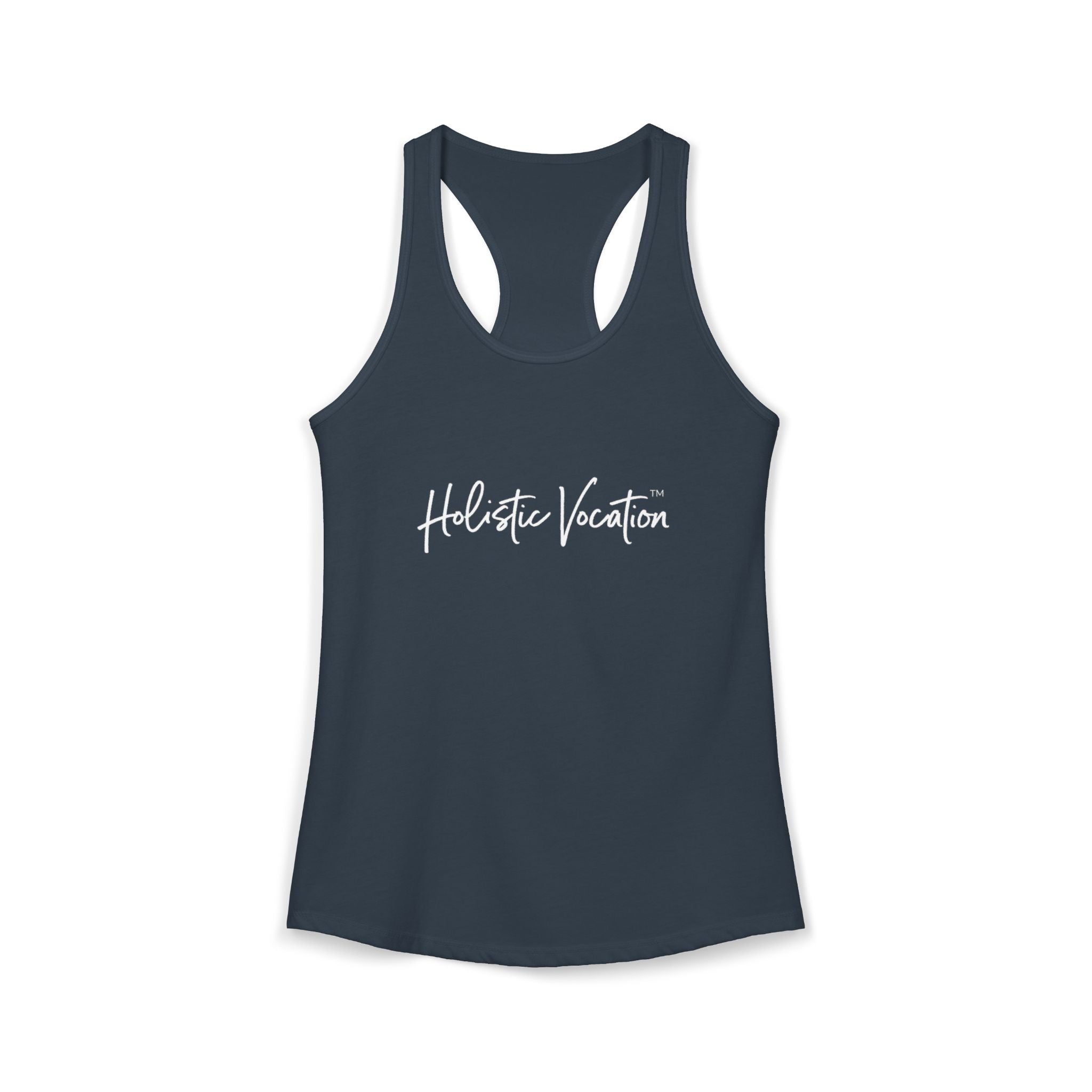 Women's Ideal Racerback Tank - White Design