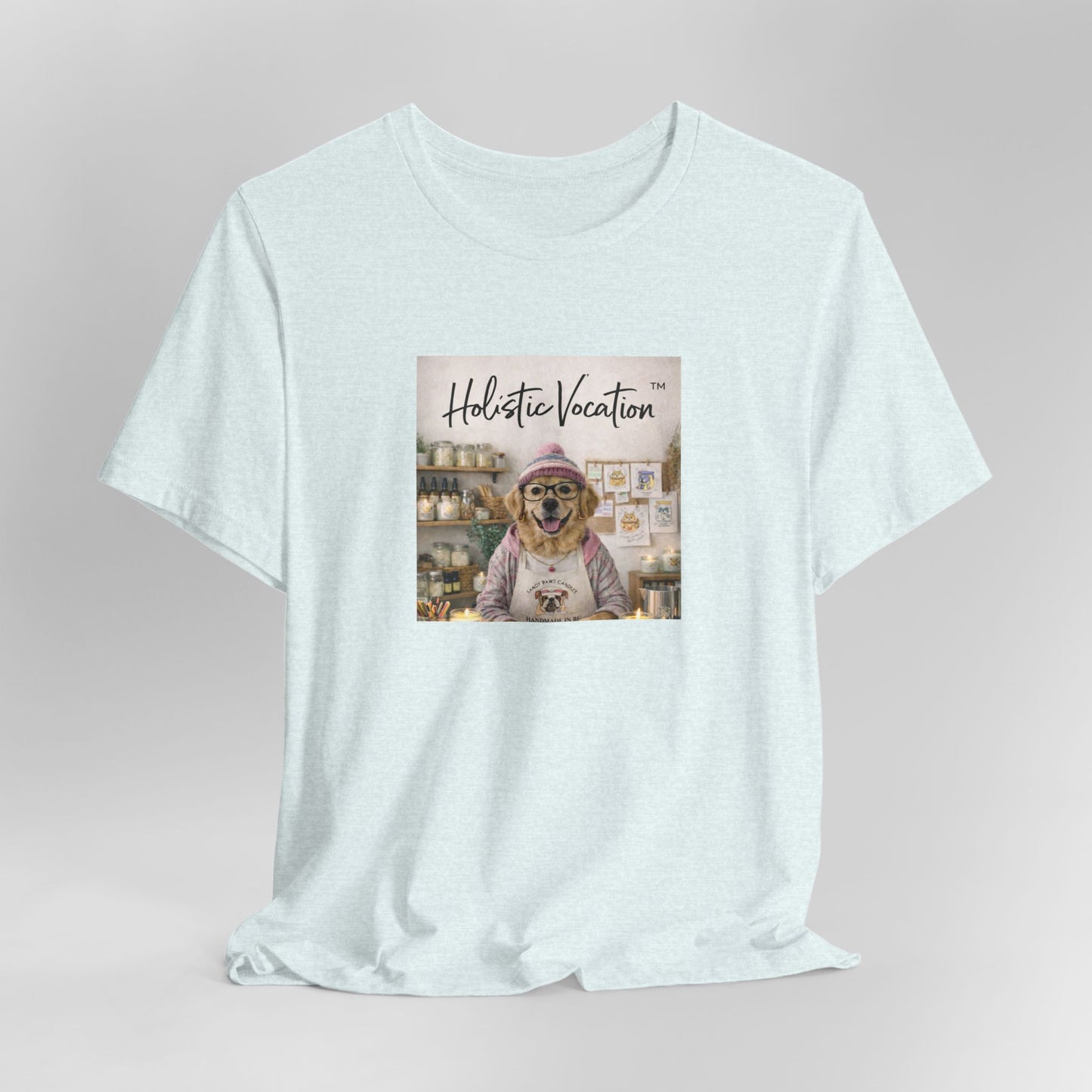 Dog Baker T‑Shirt — "Holistic Vocation" Cute Puppy Baker Graphic Tee
