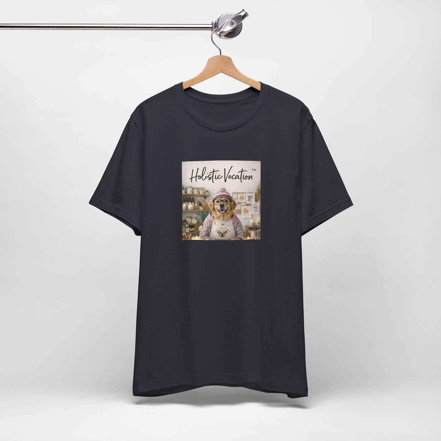 Dog Baker T‑Shirt — "Holistic Vocation" Cute Puppy Baker Graphic Tee