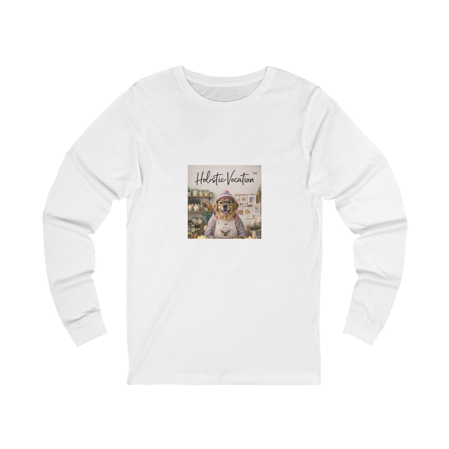 Honor your vocation Habitat Volunteer Dog Photo Long Sleeve Tee