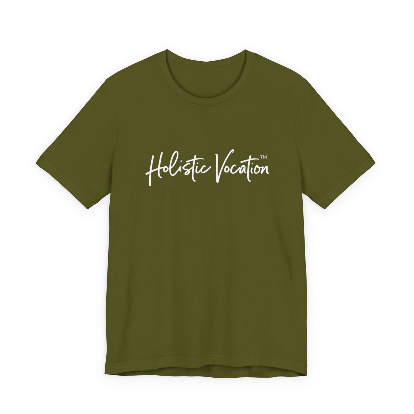 Holistic Vocation Tee — Minimal Script Spiritual Wellness T‑Shirt
