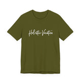Holistic Vocation Tee — Minimal Script Spiritual Wellness T‑Shirt