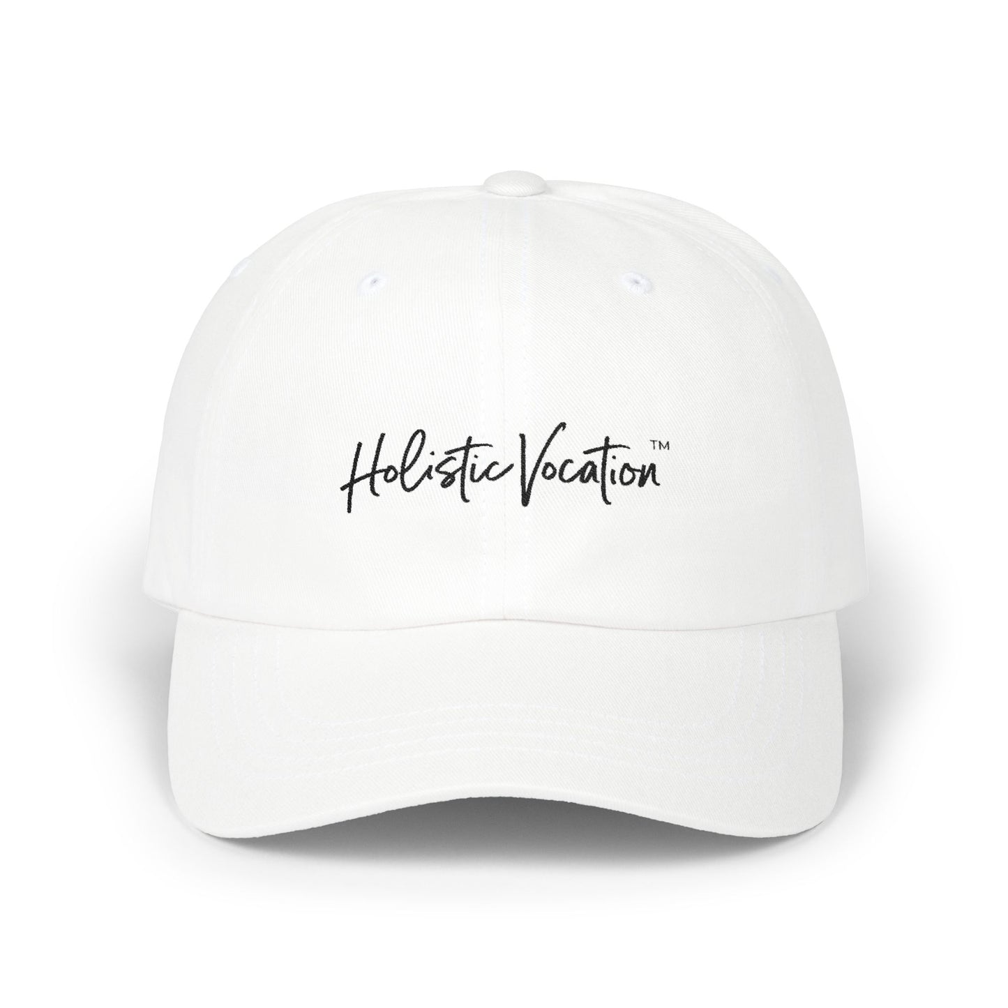 Holistic Vocation Dad Cap — Minimal Script Embroidered Baseball Hat