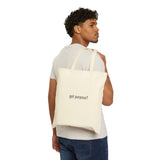 Canvas Tote — 'Holistic Vocation' / 'got purpose?' Eco Market Bag